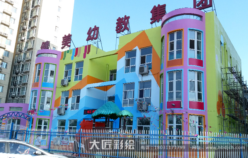 石家莊彩繪 石家莊幼兒園彩繪 邢臺健美幼兒園彩繪