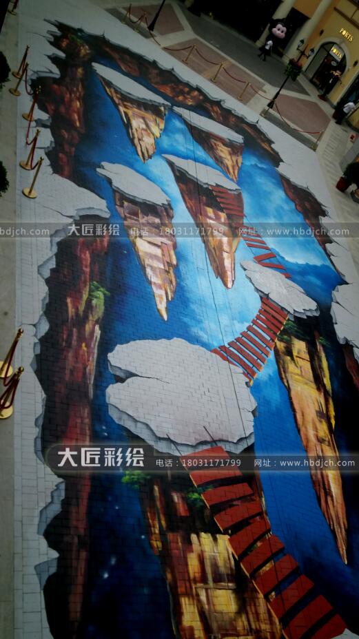 石家莊墻體彩繪 北國(guó)奧特萊斯地面3D立體畫(huà)彩繪(圖3) 石家莊墻體彩繪 北國(guó)奧特萊斯地面3D立體畫(huà)彩繪(圖3)