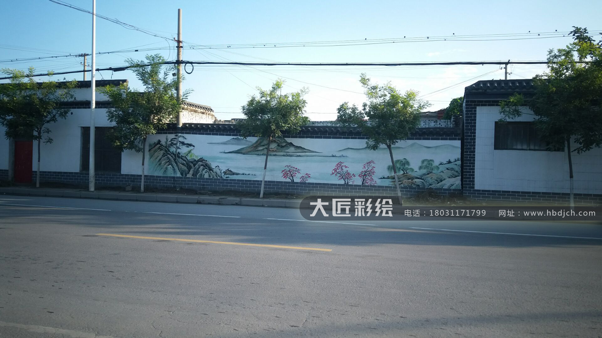 文化墻彩繪 隆堯李氏文化墻彩繪(圖4)