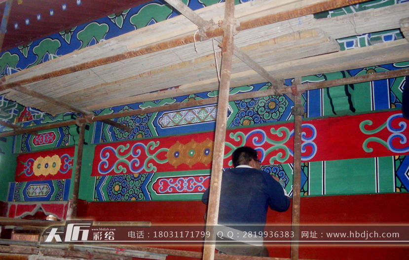 邢臺(tái)崇興寺古建彩畫(圖4)