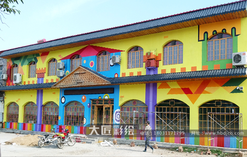 石家莊墻體彩繪 育才幼兒園彩繪作品(圖2) 石家莊墻體彩繪 育才幼兒園彩繪作品(圖2)